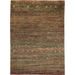 Tappeto Royal Gabbeh Pakistan 156x212 Verde Oli