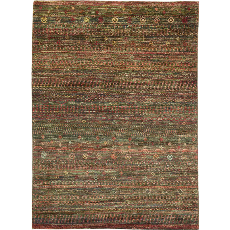 Tappeto Royal Gabbeh Pakistan 156x212 Verde Oli