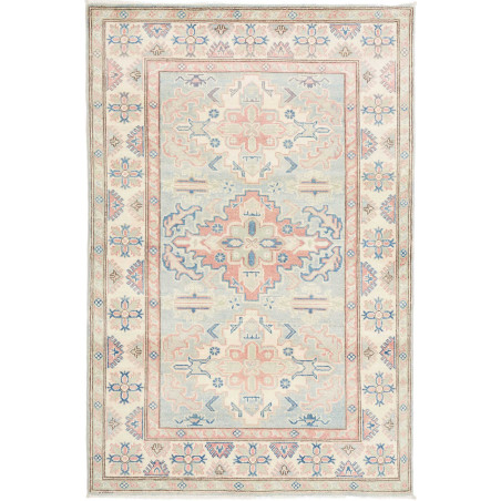 Tappeto Kazak Afghanistan 119x180 Azzurro Paste
