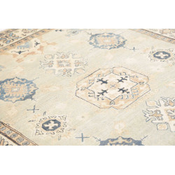 Rug Kazak Afghanistan 155x200 Aqua Cream Navy P