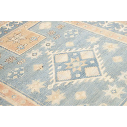 Rug Kazak Afghanistan 164x200 Pastel Blue Peach