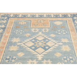 Rug Kazak Afghanistan 164x200 Pastel Blue Peach