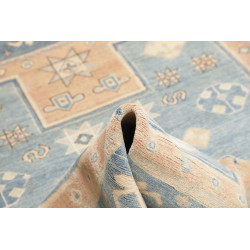 Rug Kazak Afghanistan 164x200 Pastel Blue Peach