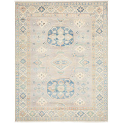 Rug Kazak Afghanistan 156x201 Grey Blue Light B