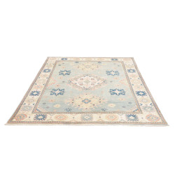 Rug Kazak Afghanistan 150x185 Light Blue Cream