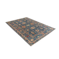 Rug Kazak Fine Pakistan 172x240 Blue Orange Ter