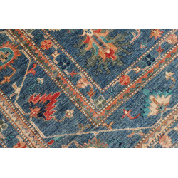 Rug Kazak Fine Pakistan 172x240 Blue Orange Ter