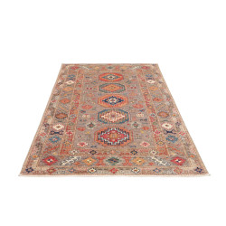 Rug Kazak Fine Pakistan 123x190 Brown Grey Terr