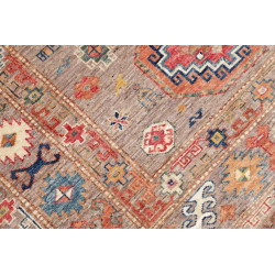 Rug Kazak Fine Pakistan 123x190 Brown Grey Terr