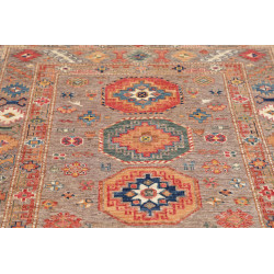 Rug Kazak Fine Pakistan 123x190 Brown Grey Terr