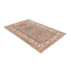 Rug Kazak Fine Pakistan 123x188 Grayish Blue Te