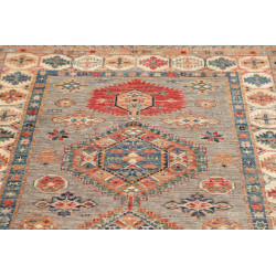 Rug Kazak Fine Pakistan 123x188 Grayish Blue Te