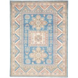 Rug Kazak Afghanistan 147x193 Sky Blue Terracot