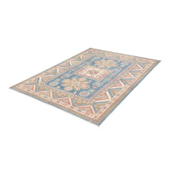 Rug Kazak Afghanistan 147x193 Sky Blue Terracot