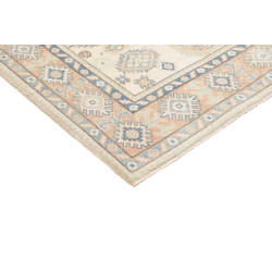 Rug Kazak Afghanistan 150x198 Cream Blue Peach