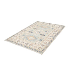 Rug Kazak Afghanistan 129x179 Light Blue Cream