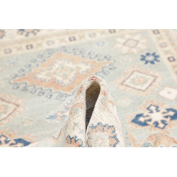 Rug Kazak Afghanistan 129x179 Light Blue Cream
