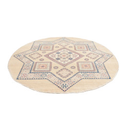 Rug Kazak Afghanistan 201x198 Cream Ivory Sky B