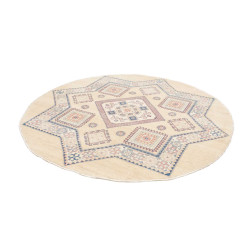Rug Kazak Afghanistan 201x198 Cream Ivory Sky B