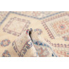 Rug Kazak Afghanistan 201x198 Cream Ivory Sky B