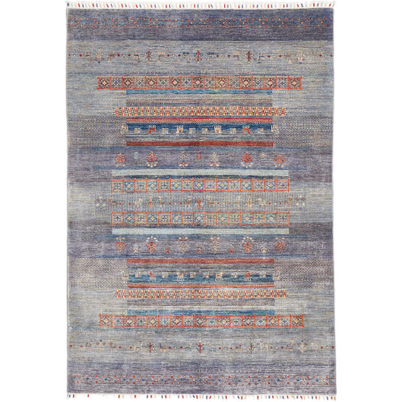 Tappeto Siva Pakistan 168x244 Grigio Blu Terrac