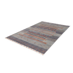 Tappeto Siva Pakistan 168x244 Grigio Blu Terrac