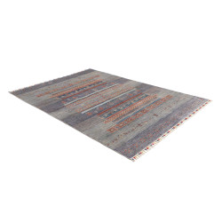 Tappeto Siva Pakistan 168x244 Grigio Blu Terrac