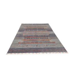 Tappeto Siva Pakistan 168x244 Grigio Blu Terrac