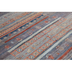 Tappeto Siva Pakistan 168x244 Grigio Blu Terrac