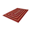 Tappeto Siva Pakistan 169x242 Rosso Intenso Bei