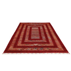 Tappeto Siva Pakistan 169x242 Rosso Intenso Bei