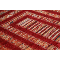 Tappeto Siva Pakistan 169x242 Rosso Intenso Bei
