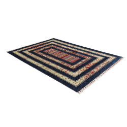 Tappeto Siva Pakistan 169x240 Blu Marino Beige