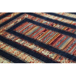 Tappeto Siva Pakistan 169x240 Blu Marino Beige