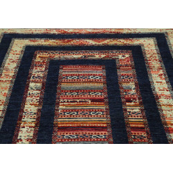 Tappeto Siva Pakistan 169x240 Blu Marino Beige