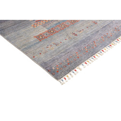 Tappeto Siva Pakistan 167x248 Blu Grigio Lavand