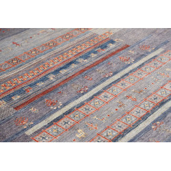 Tappeto Siva Pakistan 167x248 Blu Grigio Lavand