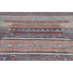 Tappeto Siva Pakistan 167x248 Blu Grigio Lavand