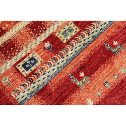 Tappeto Siva Pakistan 170x251 Rosso Terracotta
