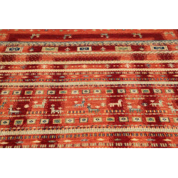 Tappeto Siva Pakistan 170x251 Rosso Terracotta