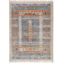 Tappeto Siva Pakistan 150x202 Blu Grigio Beige