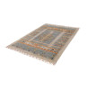 Tappeto Siva Pakistan 150x202 Blu Grigio Beige