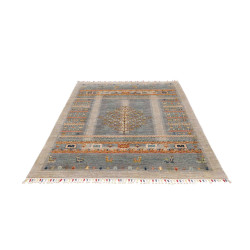 Tappeto Siva Pakistan 150x202 Blu Grigio Beige
