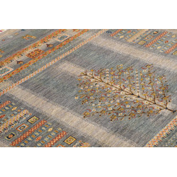 Tappeto Siva Pakistan 150x202 Blu Grigio Beige