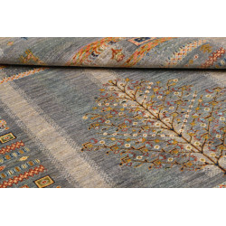 Tappeto Siva Pakistan 150x202 Blu Grigio Beige