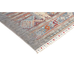 Tappeto Siva Pakistan 148x193 Grigio Blu Celest