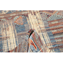 Tappeto Siva Pakistan 148x193 Grigio Blu Celest