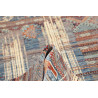 Tappeto Siva Pakistan 148x193 Grigio Blu Celest