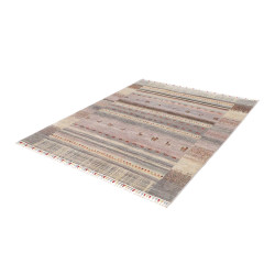 Tappeto Siva Pakistan 155x194 Grigio Chiaro Bei