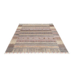 Tappeto Siva Pakistan 155x194 Grigio Chiaro Bei